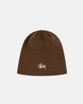 BASIC STÜSSY SKULLCAP - Brown