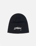 SKULLCAP CHAIN STITCH ROLLED EDGE - Black