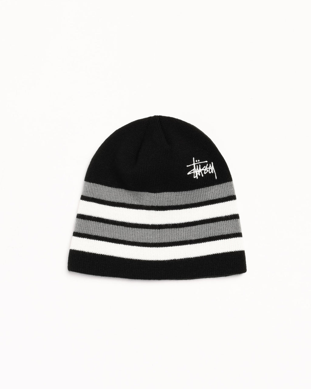 BASIC STRIPE SKULLCAP - Black