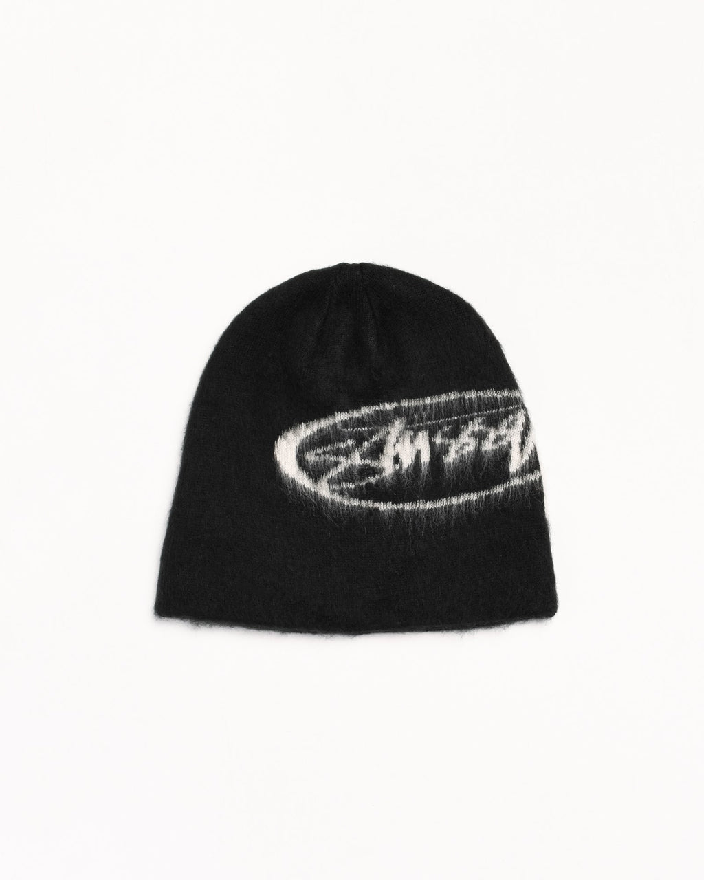 BRUSHED OVAL STOCK SKULLCAP - Black
