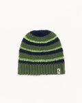 STRIPE KNIT SKULLCAP - Moss Green
