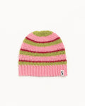 STRIPE KNIT SKULLCAP - Pink
