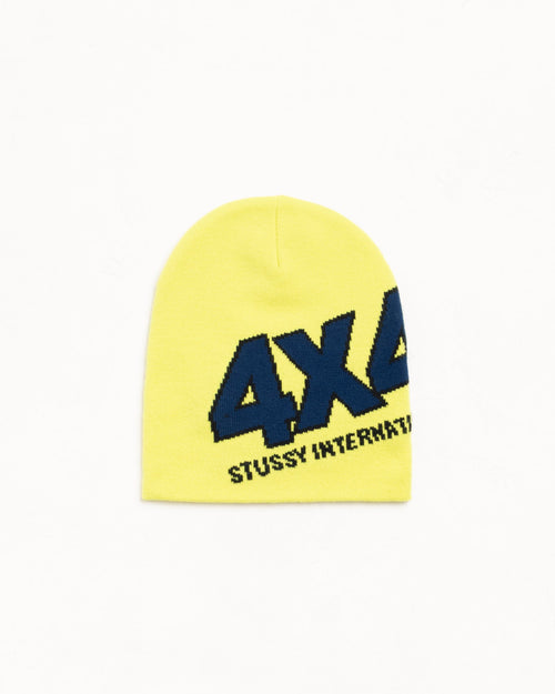 4X4 SKULLCAP - Lime
