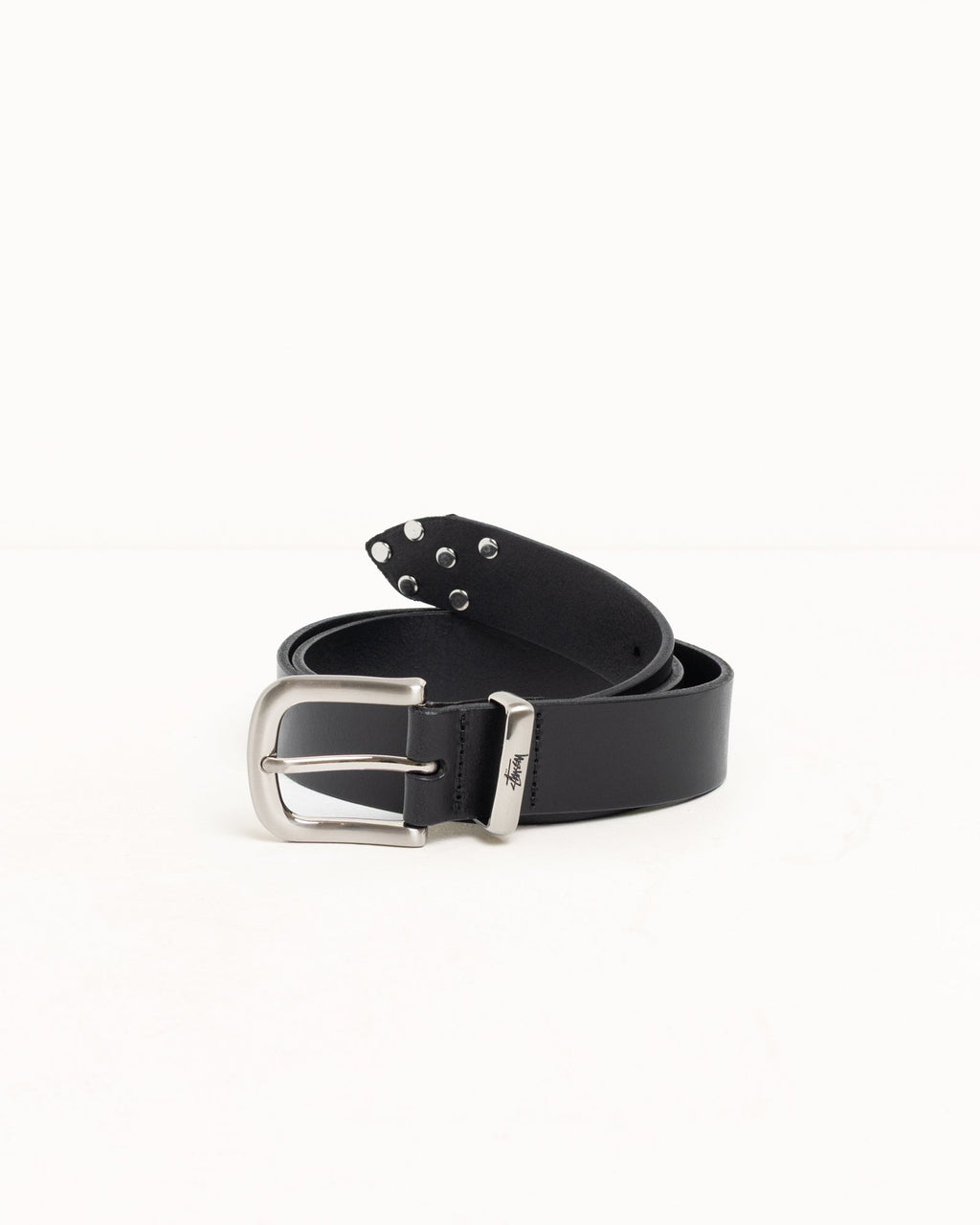 METAL S TIP BELT - Black