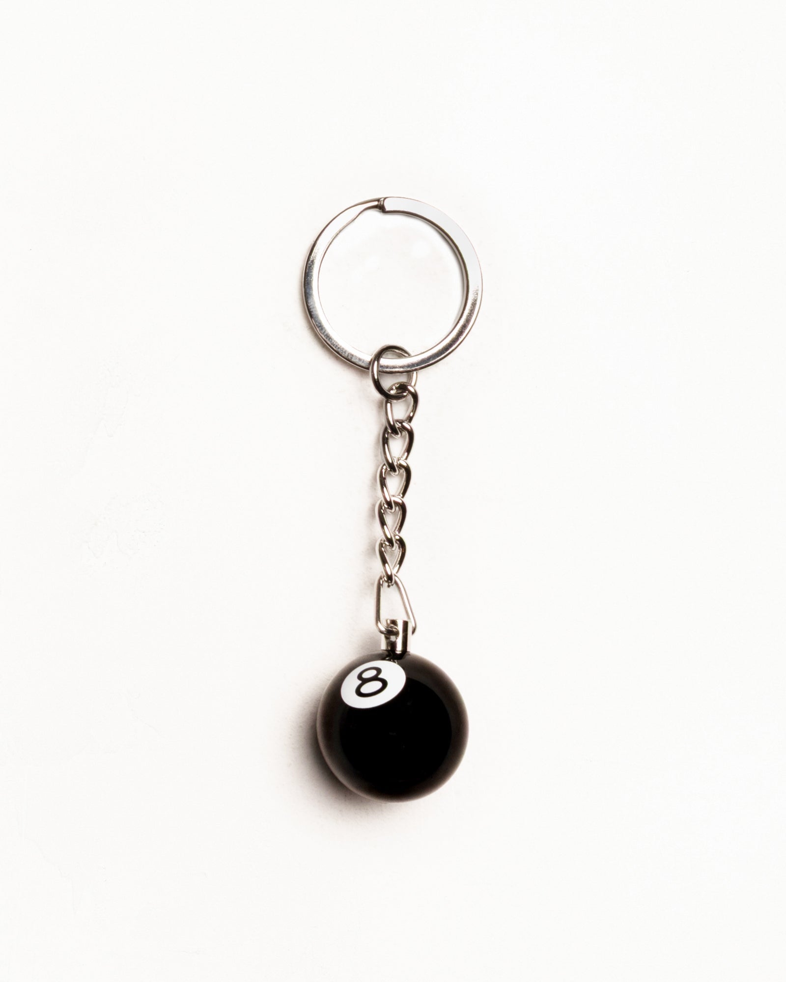 8 BALL KEYCHAIN - Black