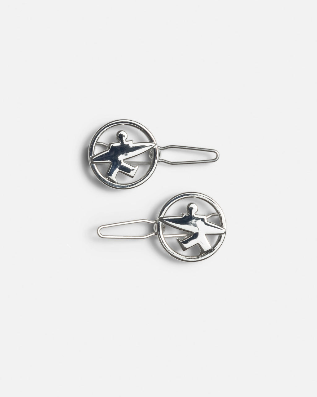 SURFMAN HAIRCLIP - Silver