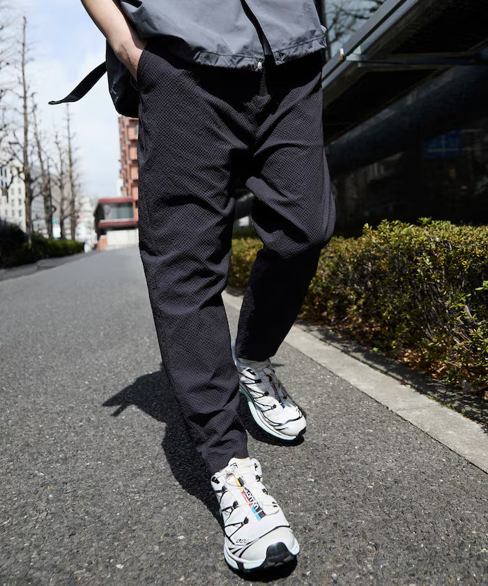 AiRide/Air Ride Slim Tapered Silhouette Sheer Seersucker Packable Easy Pants/Quick-Dry/UV Cut [Limited Edition]
