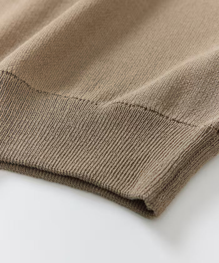 Cool Touch W Face Color Block Crew Neck Knit