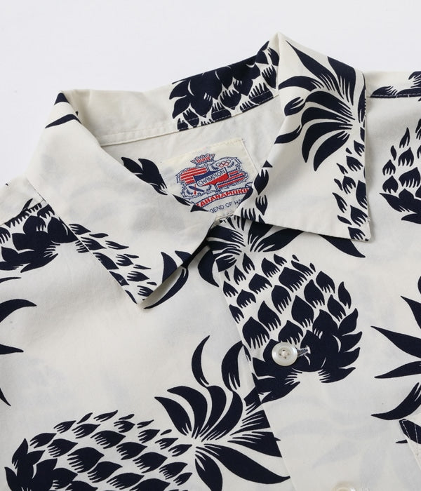 DUKE KAHANAMOKU COTTON HAWAIIAN SHIRT “DUKE'S PINEAPPLE”