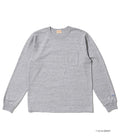 LONG SLEEVE POCKET T-SHIRT - H.GRAY