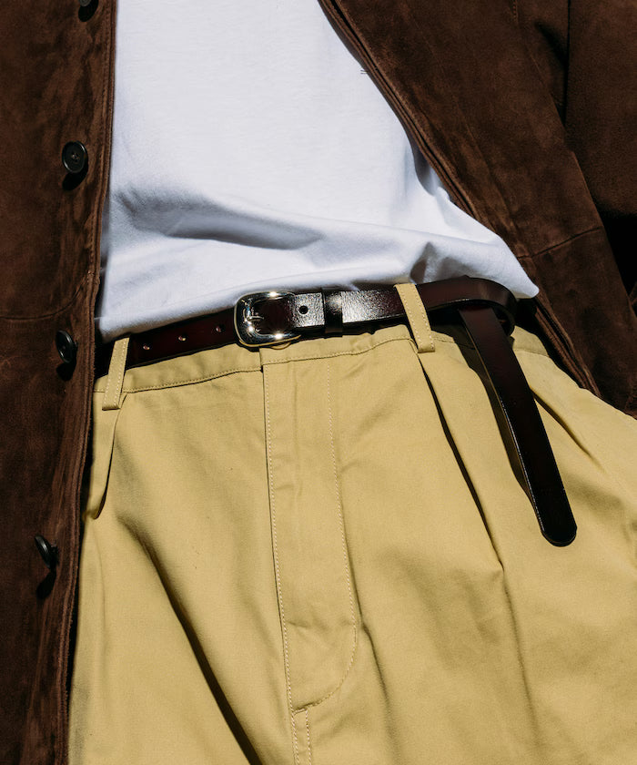 Leather Narrow Belt