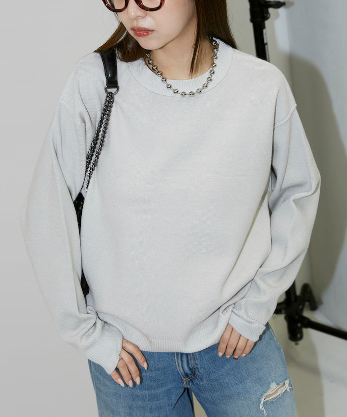 Sweat-like Knit Limited Edition - Beige