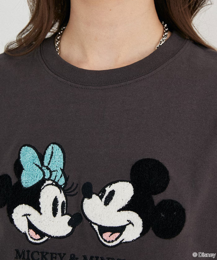 Mickey Mouse & Minnie Mouse/Mickey Mouse & Minnie Mouse/Sagara Embroidery T-Shirt Limited Edition