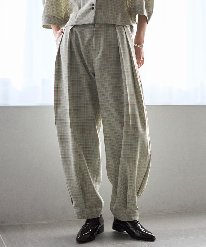 Karamichikku Kābī Pants / Setup Compatible - Blue Green