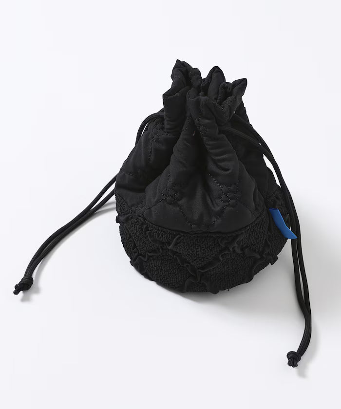 Flower Quilt Patchwork Drawstring Bag