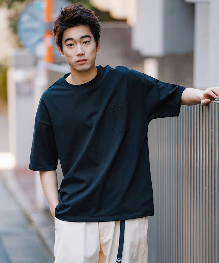 STORATECH Big Silhouette Pocket T-shirt/Antibacterial/Odor-resistant/Antimicrobial/UV Cut/Contact Cooling/Quick Drying 【Limited Edition】