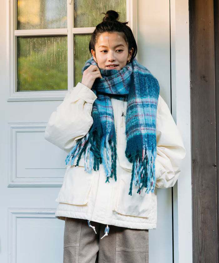 Checkered Volume Scarf