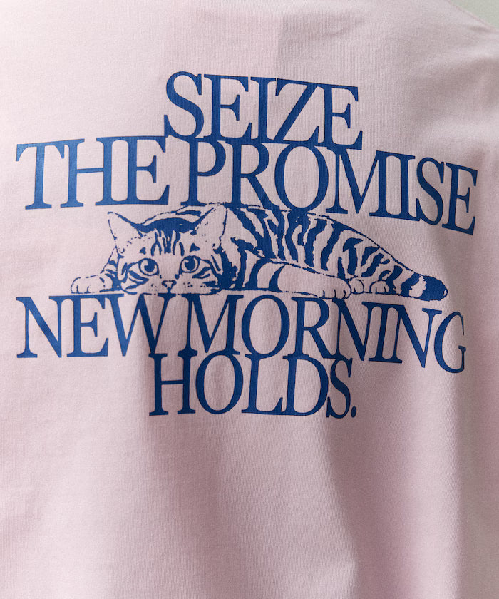 <Functional Material> PROMISE Cat Print T-Shirt Limited Release