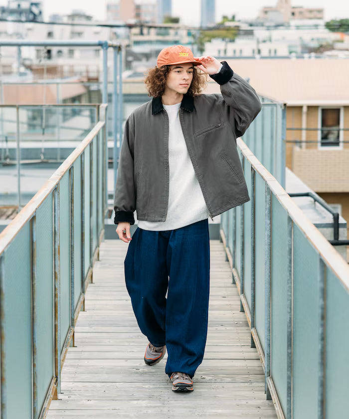 Big Silhouette Corduroy Switch Duck Blouson [Limited Edition]