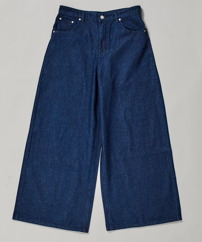 Wide Flare Silhouette Denim Pants [Limited Edition]