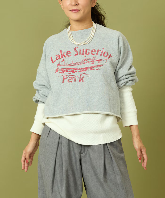 Grunge Cutoff Short Sweatshirt