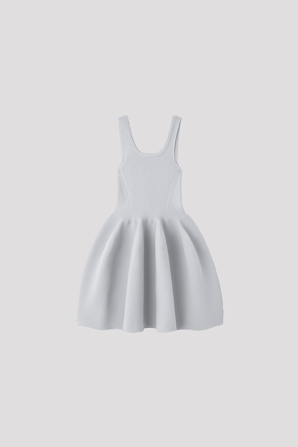 POTTERY HS SLEEVELESS MINI DRESS - HAZE GRAY