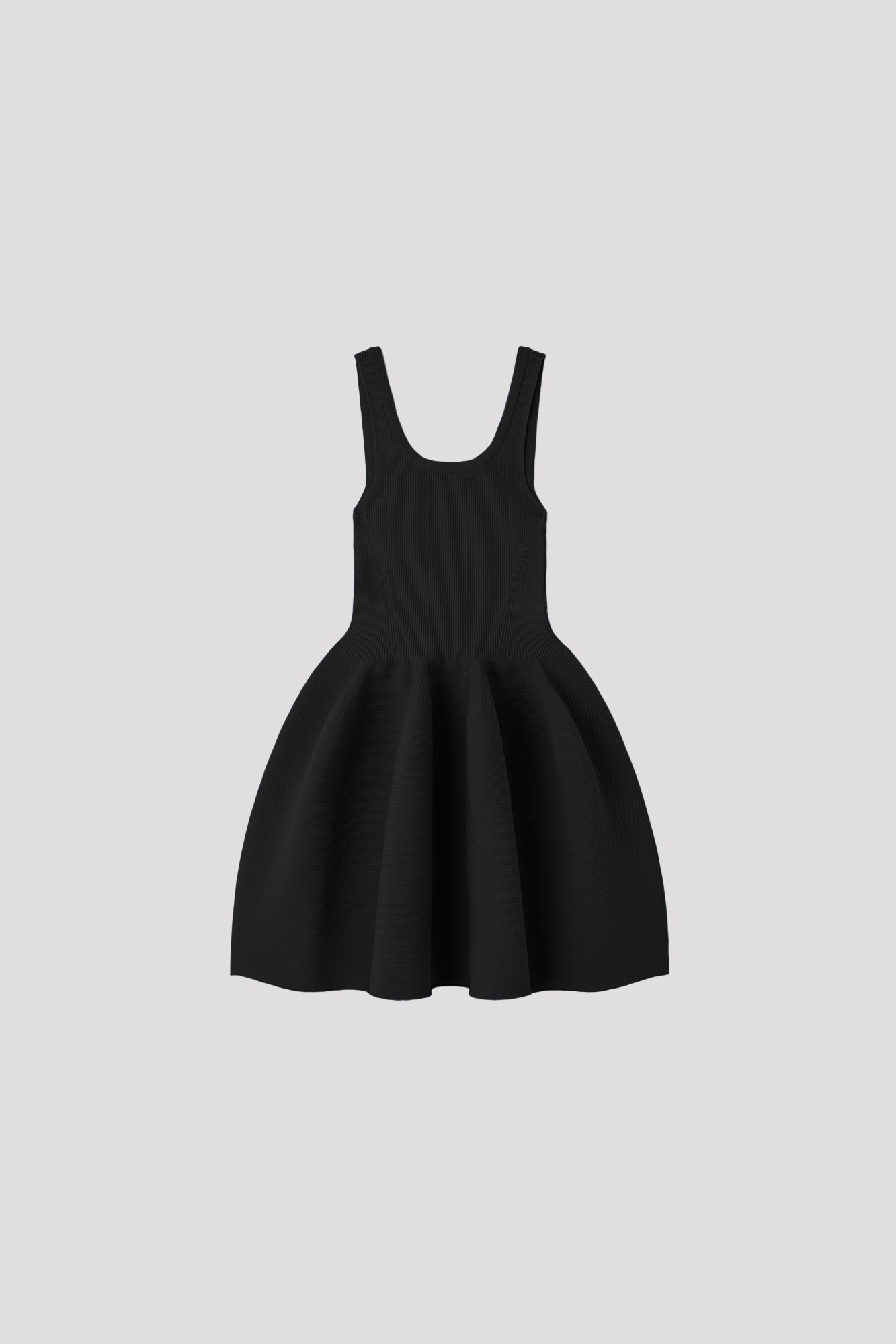 POTTERY HS SLEEVELESS MINI DRESS - BLACK