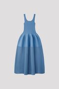 POTTERY HS LUCENT SLEEVELESS DRESS - STEEL BLUE