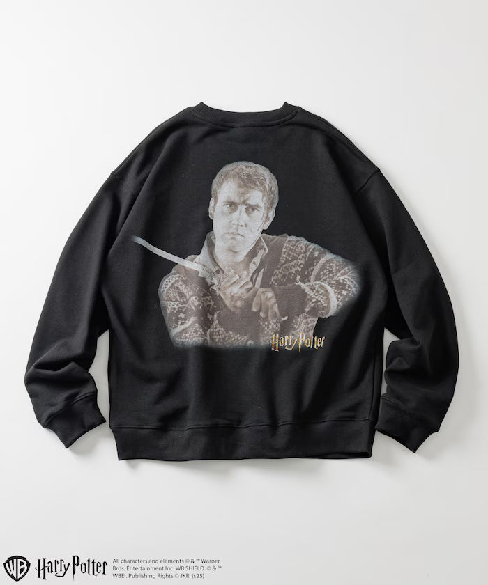 Harry Potter / Harry Potter Neville Longbottom Back Print Crew Neck Sweat - Black