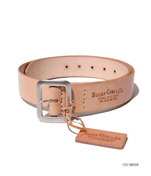 SUGAR CANE “GARRISON BELT” - BEIGE