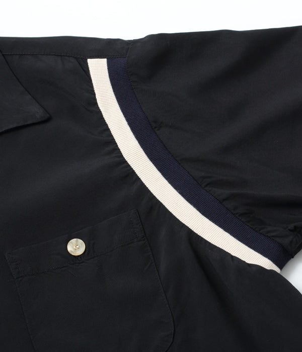 RAYON BOWLING SHIRT “WITH RIBS”