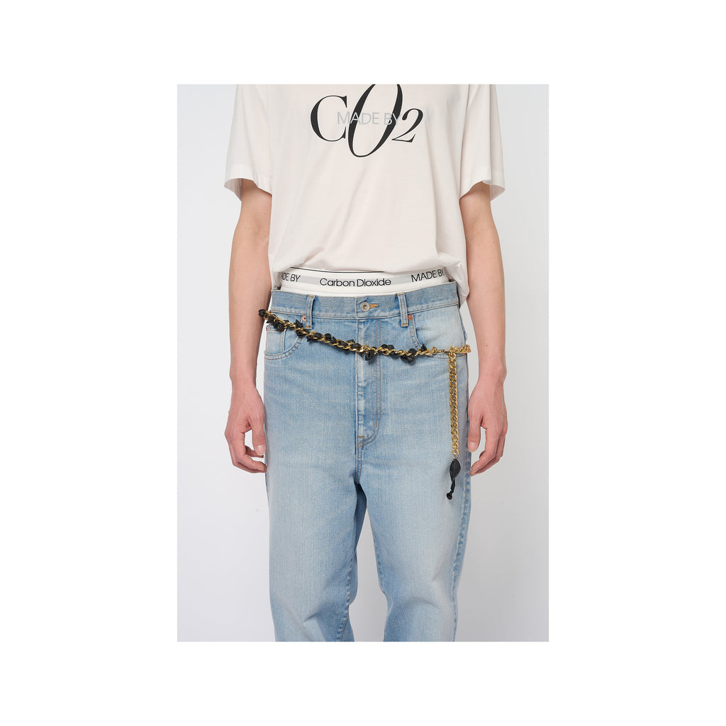 BALLOON CHAIN BELT : GOLD