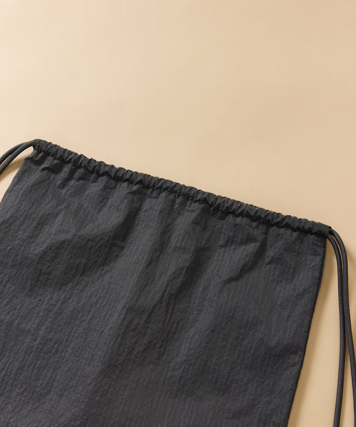 Outdoor Ripstop Nylon One Point Logo Zip-Up Parker Shorts Bag 3P Set