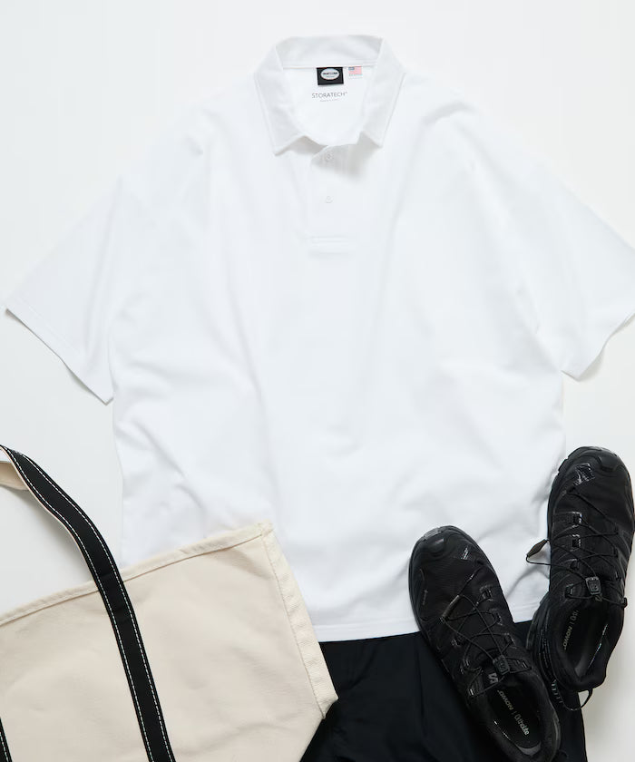 STORATECH/Stratech Big Silhouette Polo Shirt/Antibacterial/Odor Resistant/Sanitizing/UV Cut/Contact Cooling/Quick Drying 【Limited Release】