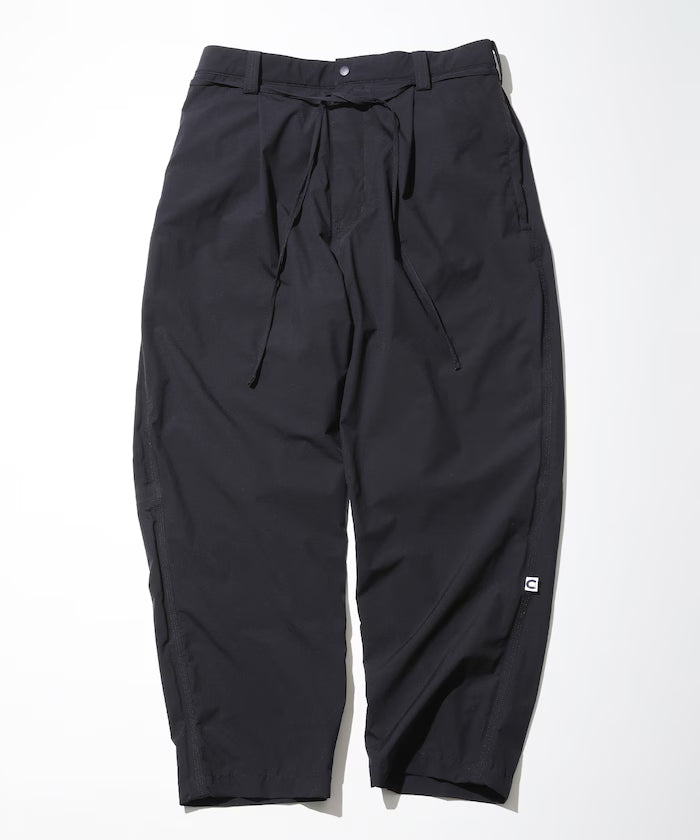 2.5Layer 1 tuck wide tapered shell pants