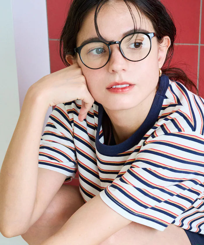 Color Frame Boston Fashion Glasses [Limited Edition]