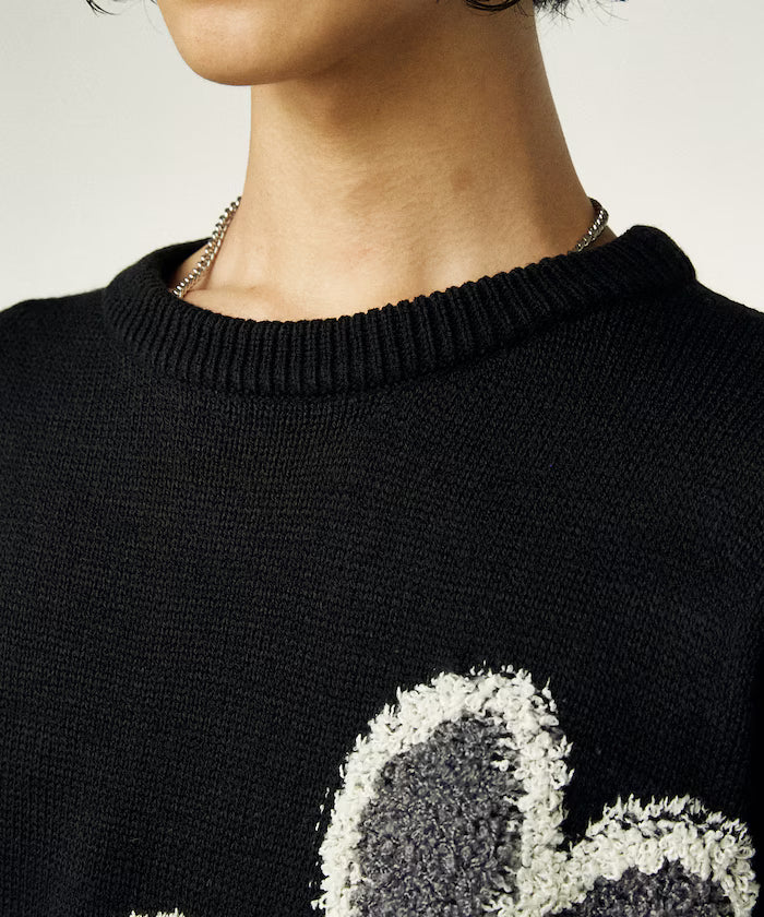 Boucle Flower Pullover Knit [Limited Edition]