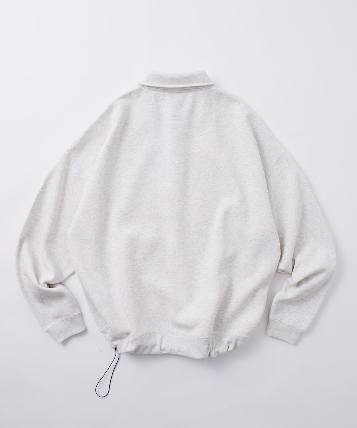 Relaxed Fit Spindle Polo Collar Sweat / Hem Code [Limited Edition]