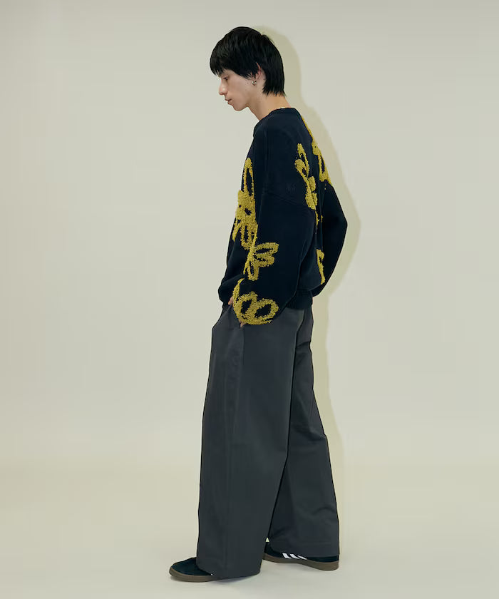 Boucle Flower Pattern Pullover Knit [Limited Edition]