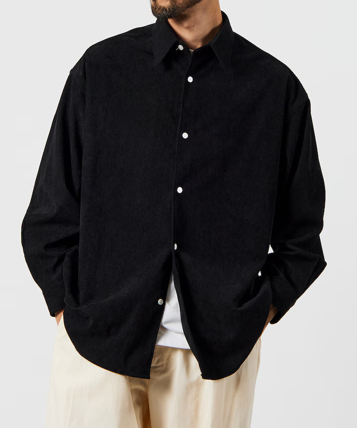 Relax Fit Relaxed Fit Corduroy Regular Collar Shirt [Limited Edition]