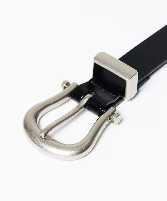 Cowhide Western Narrow Belt