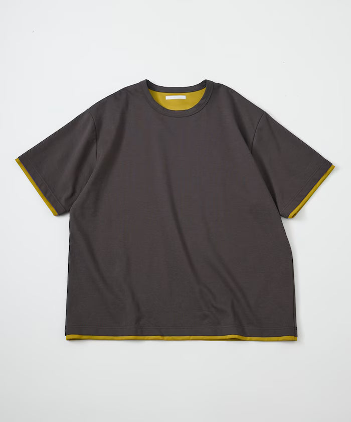 Relaxed Fit Reversible Cardboard Short Sleeve T-Shirt / Color Design