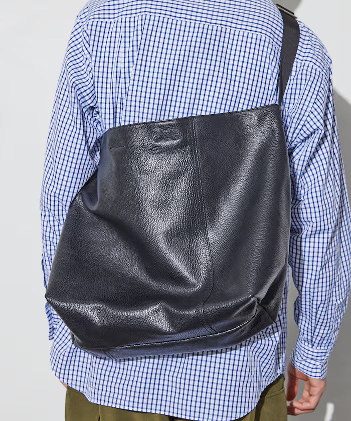 2WAY Leather Messenger Bag / 2WAY Leather Messenger Bag / Cowhide / Water-repellent leather