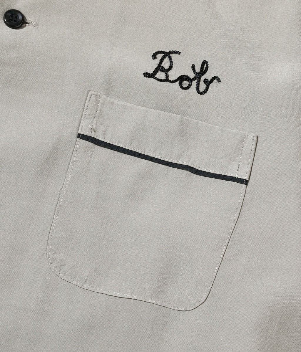 RAYON BOWLING SHIRT “PIPING”