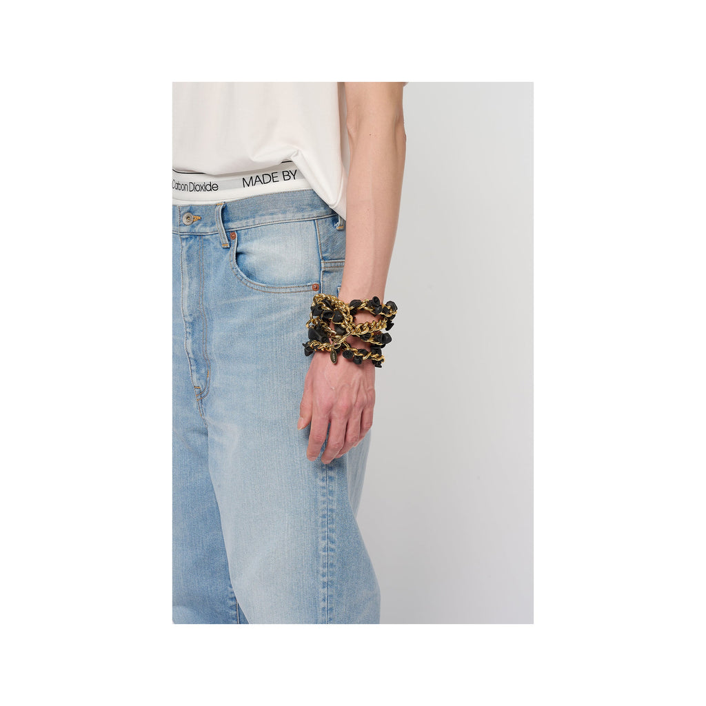 BALLOON CHAIN BELT : GOLD