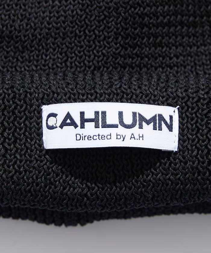Straw Yarn Roll Knit Cap