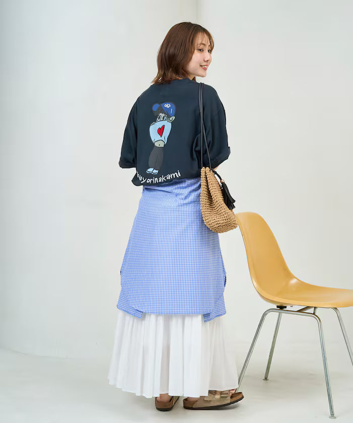 [Sales start on May 22 at 12:00] kaoyorinakami × FREAK'S STORE/ Kaoyorinakami exclusive Heso Dashi Boy Tee