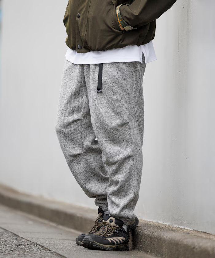 Relaxed Fit Knit Fleece Easy Jogger Pants