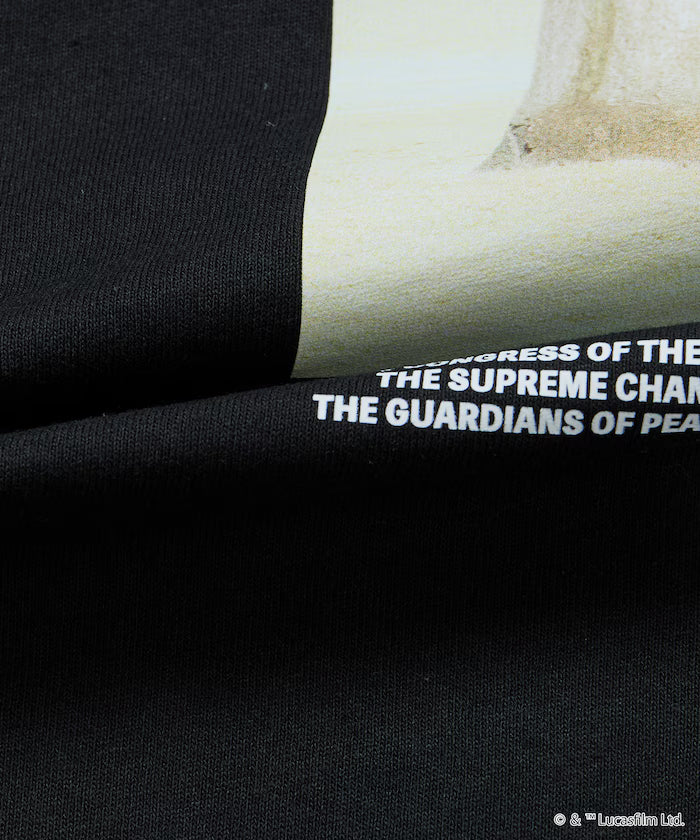 STAR WARS EPISODE 1/Star Wars Exclusive Big Silhouette Back Print Crew Neck T-shirt 【Limited Edition】