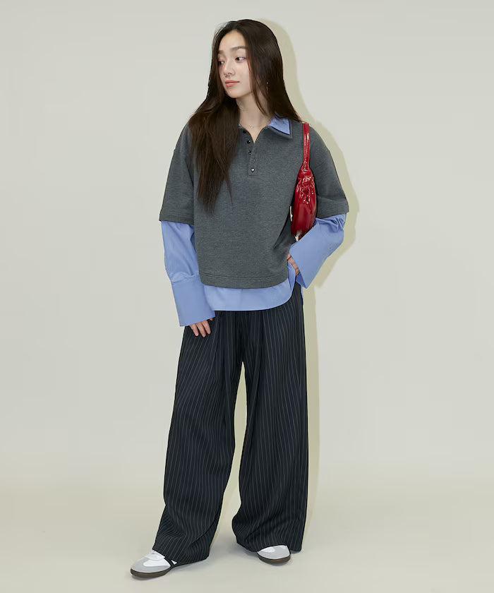 Shirt Layered Polo Top Limited Edition